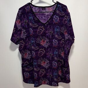 Disney villain scrub top